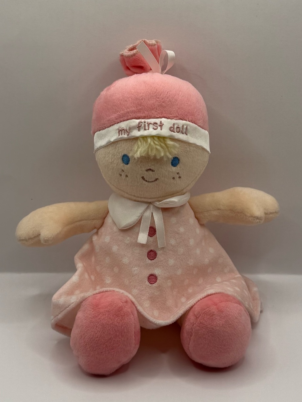 Demdaco Nat and Jules My First Doll Plush Soft Doll